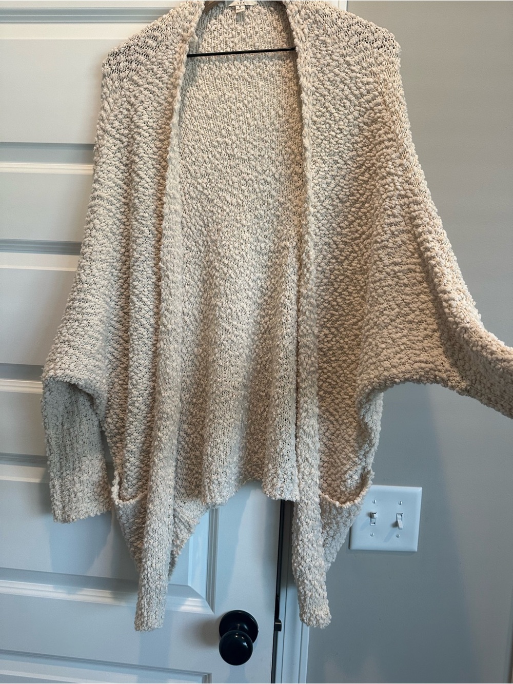 Umgee Cream Bouclé Open-Front Cardigan - Picture 8 of 10